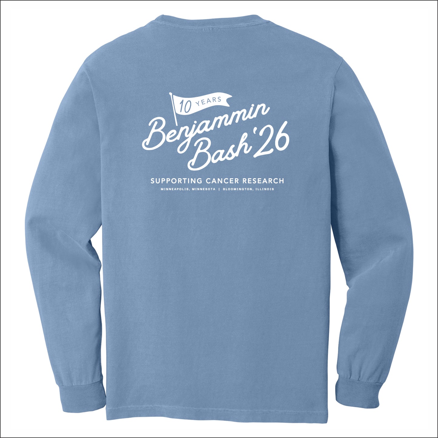 Benjammin Bash Garment-Dyed Heavyweight Long Sleeve T-Shirt