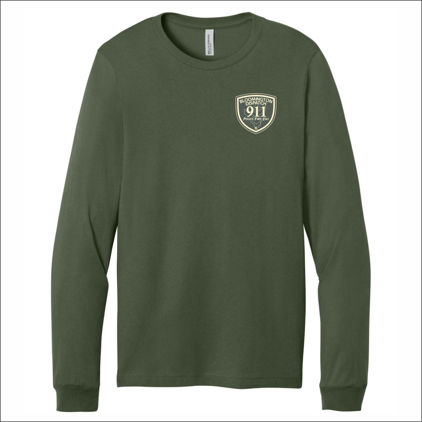Bloomington Dispatch Soft Jersey Long Sleeve T-shirt - Design D