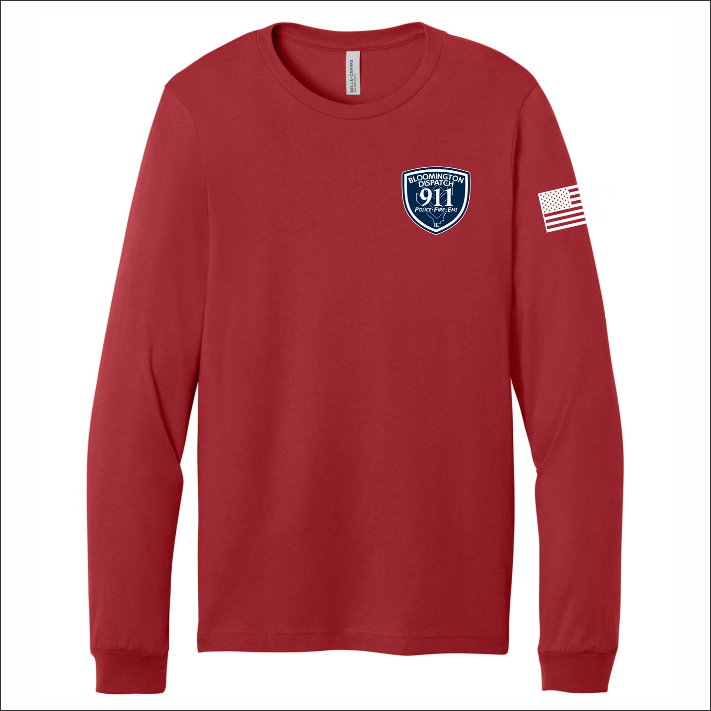Bloomington Dispatch Soft Jersey Long Sleeve T-shirt - Design B