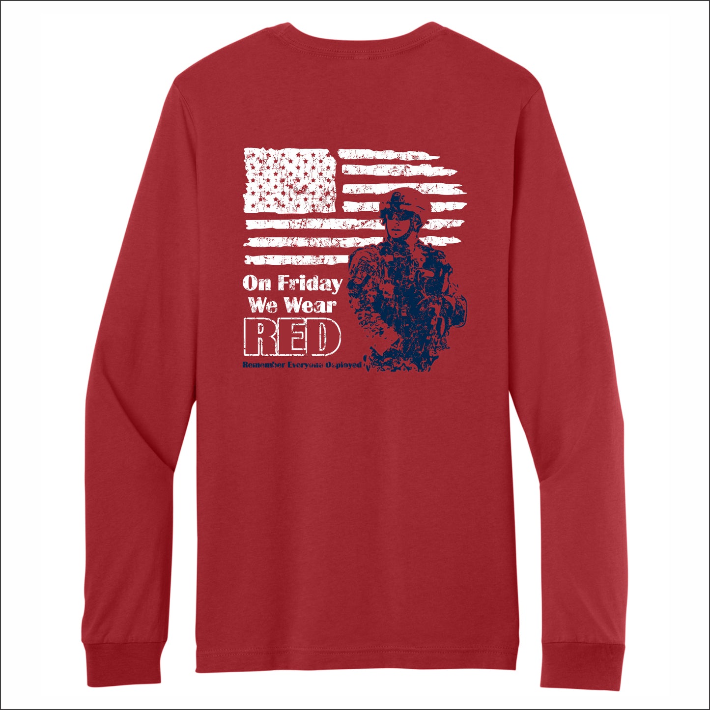 Bloomington Dispatch Soft Jersey Long Sleeve T-shirt - Design B