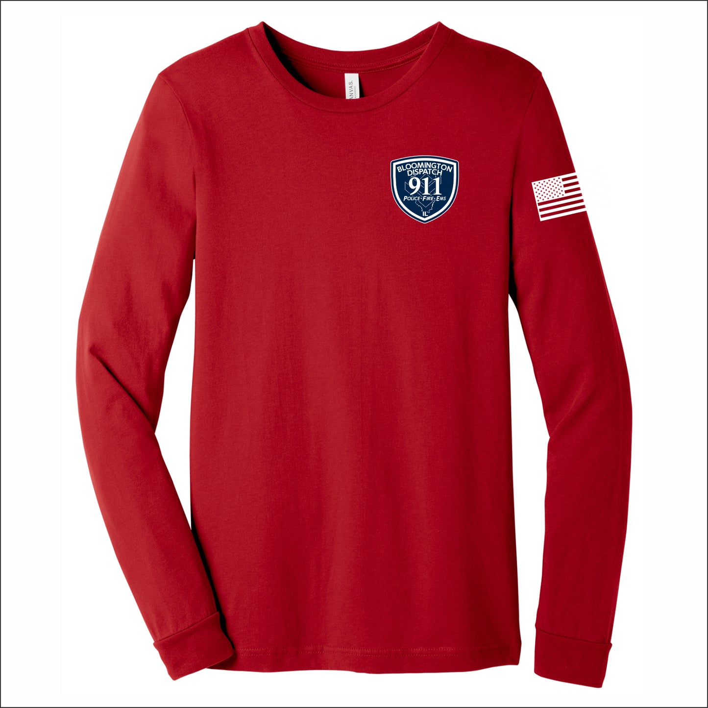 Bloomington Dispatch Soft Jersey Long Sleeve T-shirt - Design B
