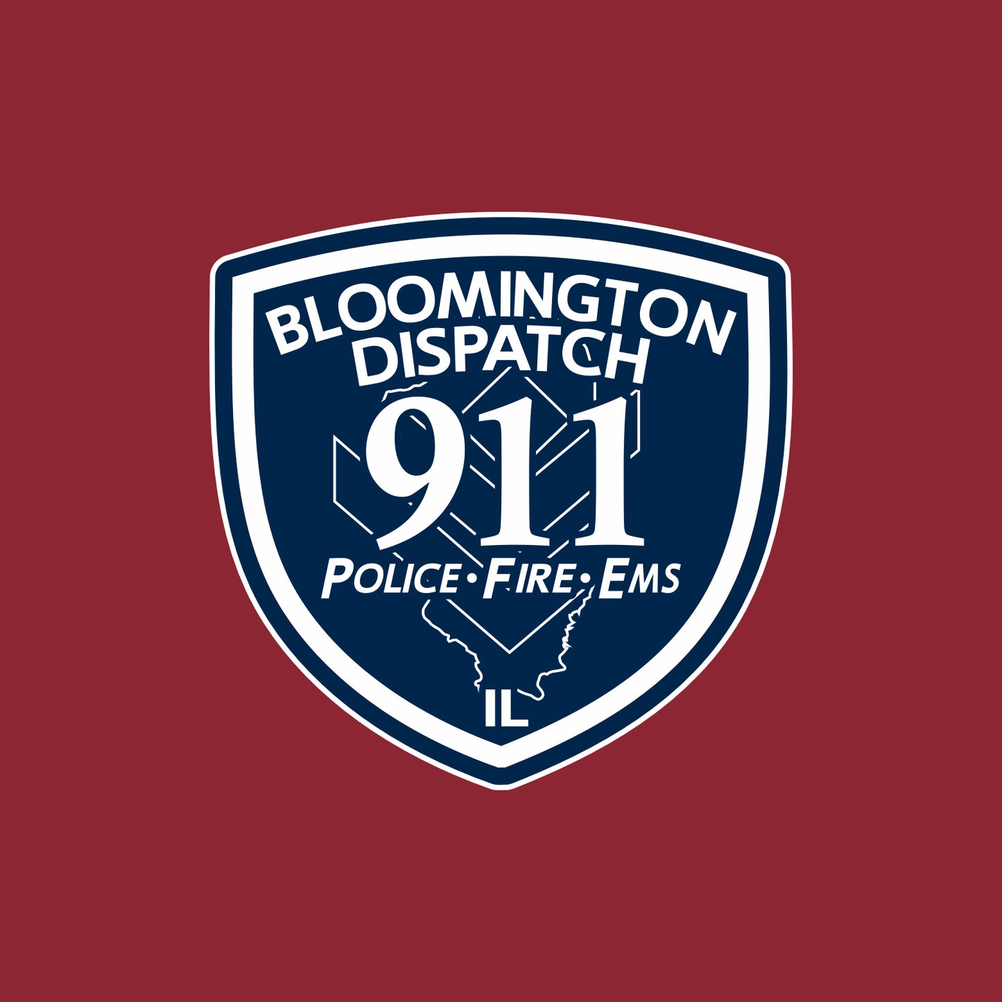 Bloomington Dispatch Soft Jersey Long Sleeve T-shirt - Design B