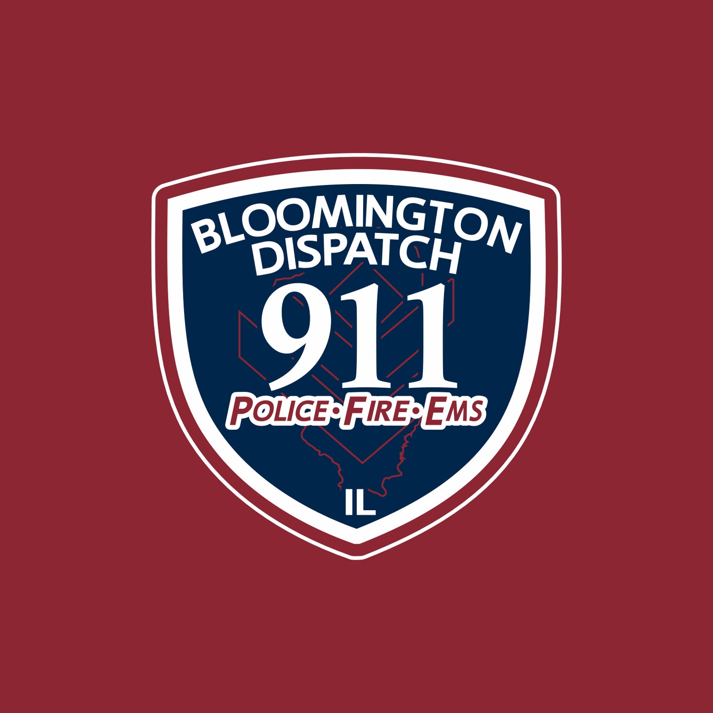 Bloomington Dispatch Soft Jersey Long Sleeve T-shirt - Design C