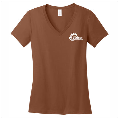 Center For Human Services Ladies Perfect V-Neck T-shirt