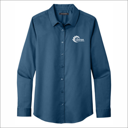 Center For Human Services Ladies Long Sleeve SuperPro React Twill