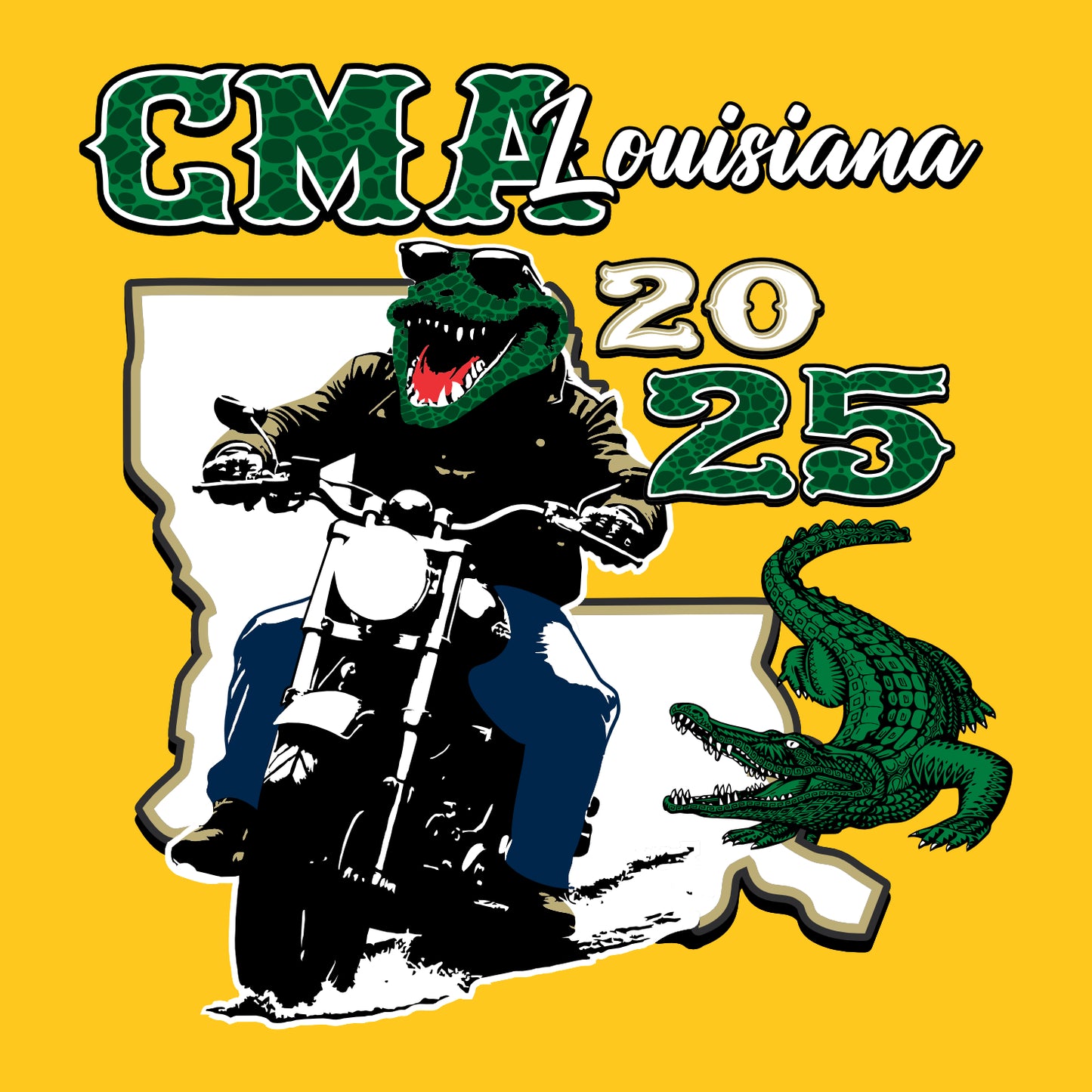 CMA Louisiana 50/50 Long Sleeve T-shirt