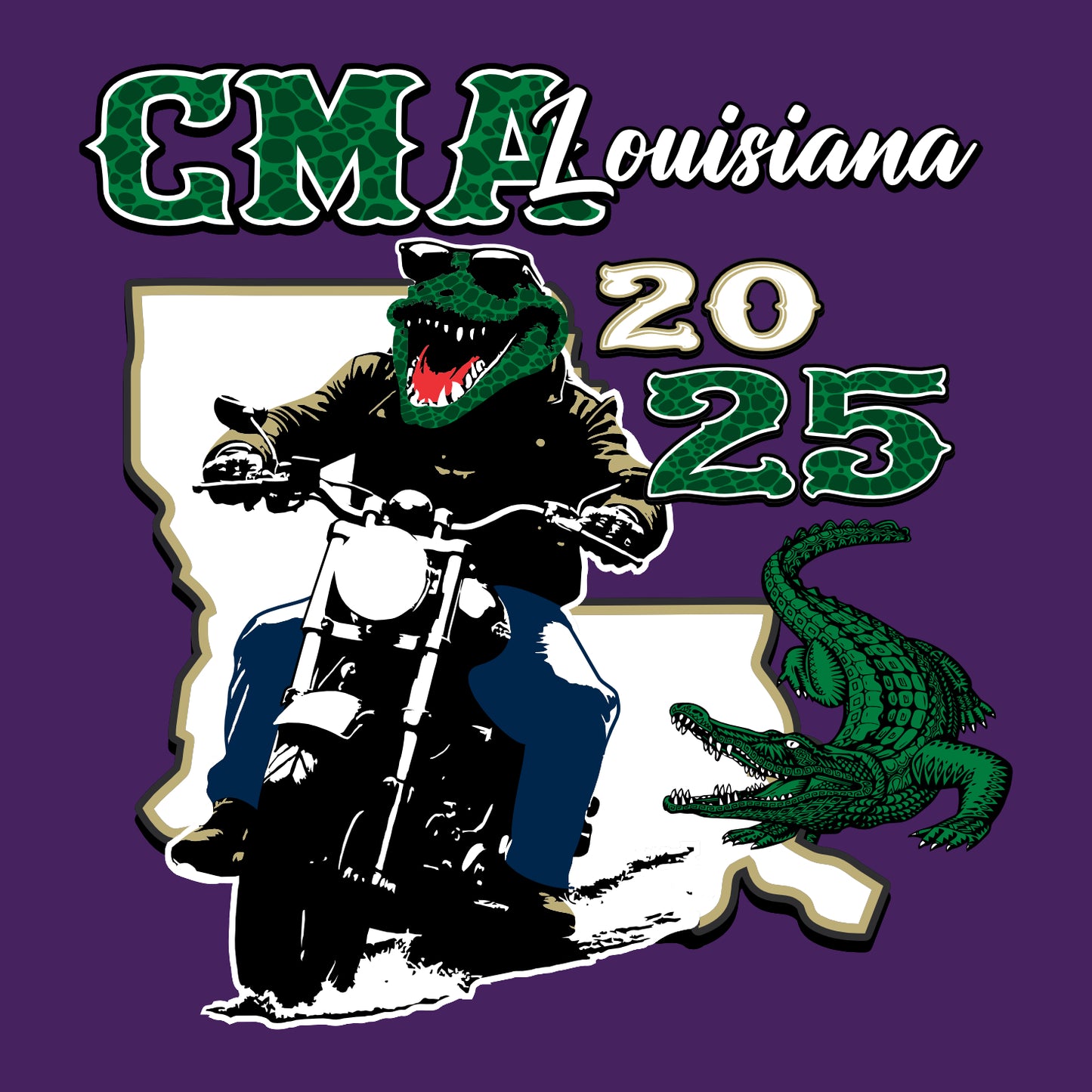 CMA Louisiana 50/50 Long Sleeve T-shirt