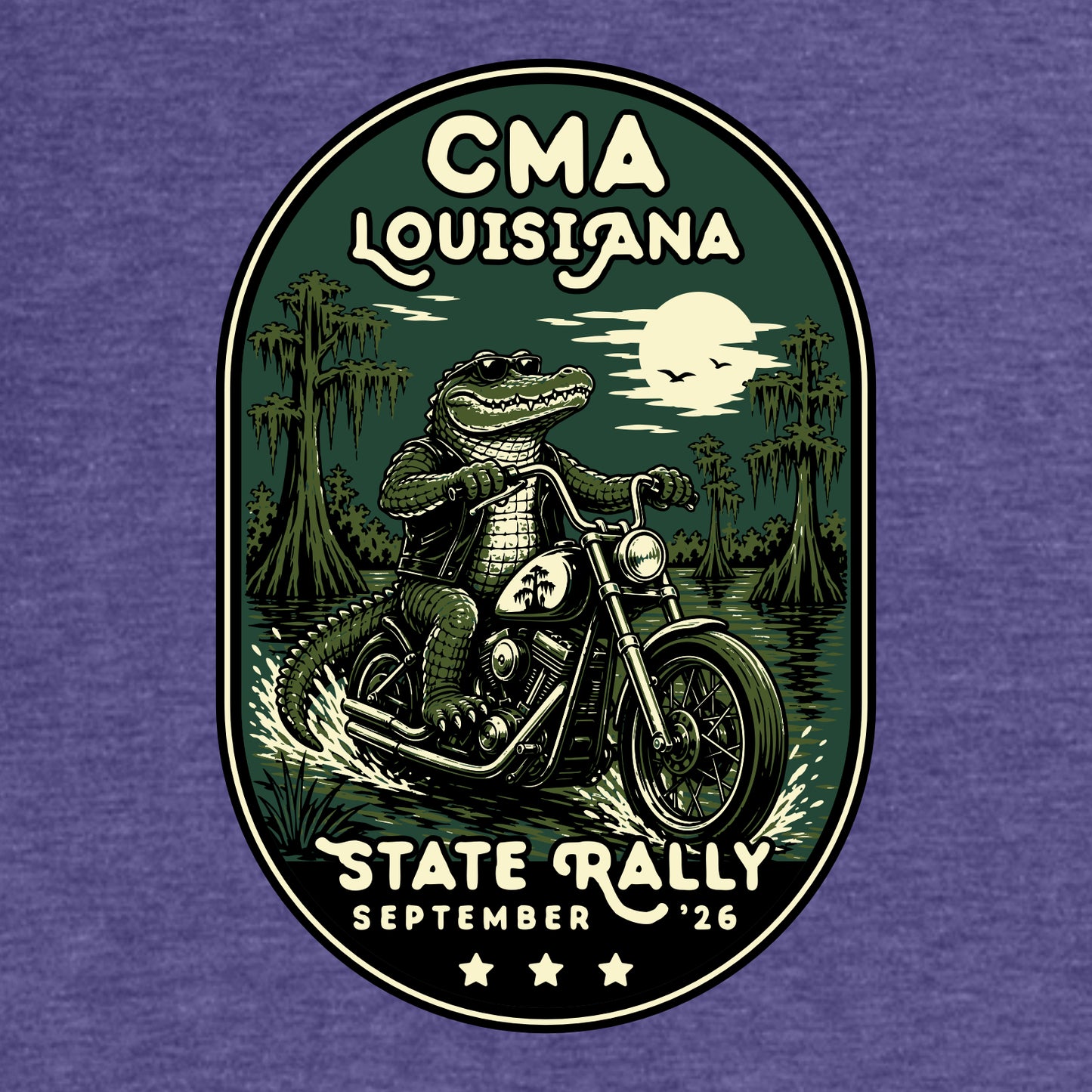 CMA Louisiana 50/50 Short Sleeve T-shirt