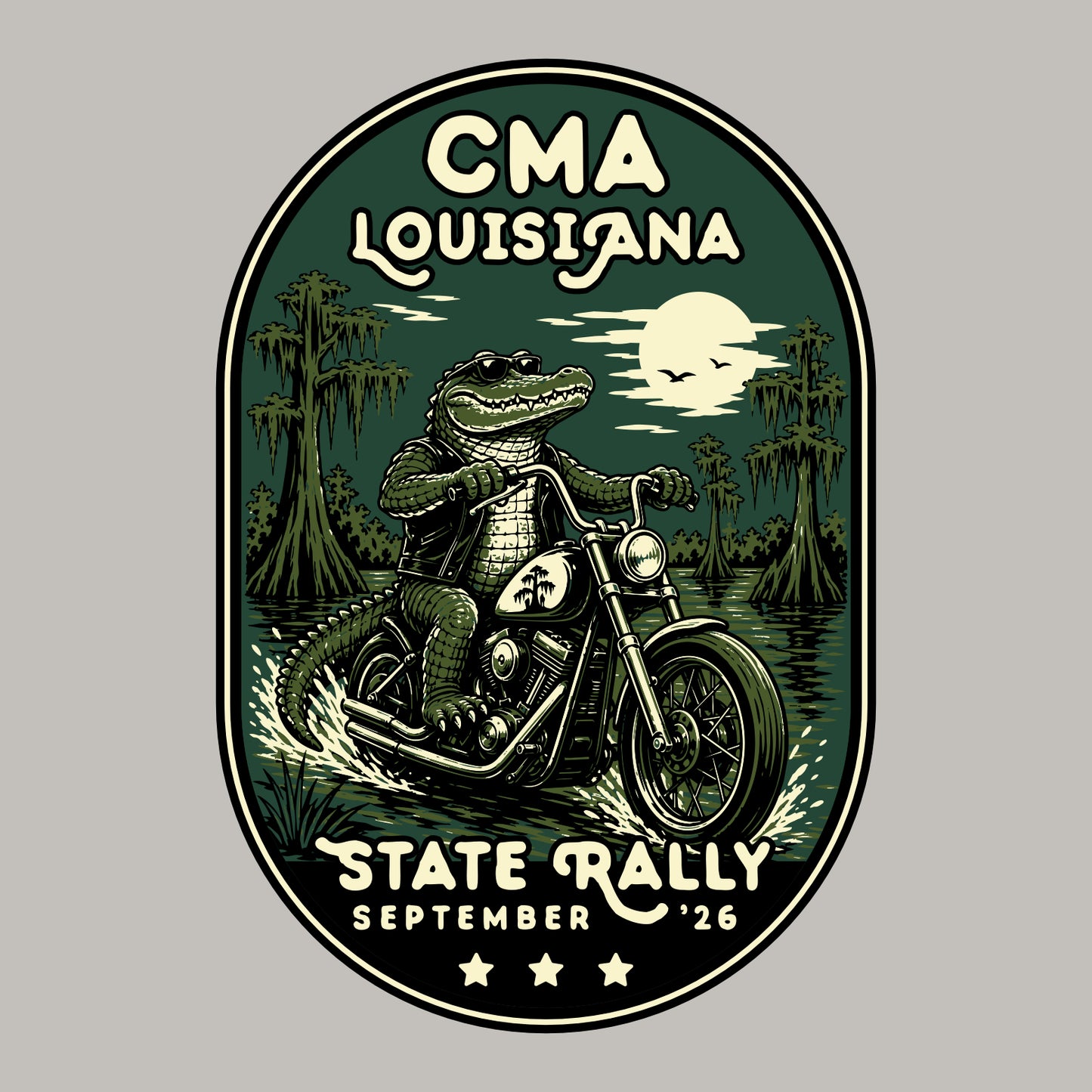 CMA Louisiana 50/50 Short Sleeve T-shirt