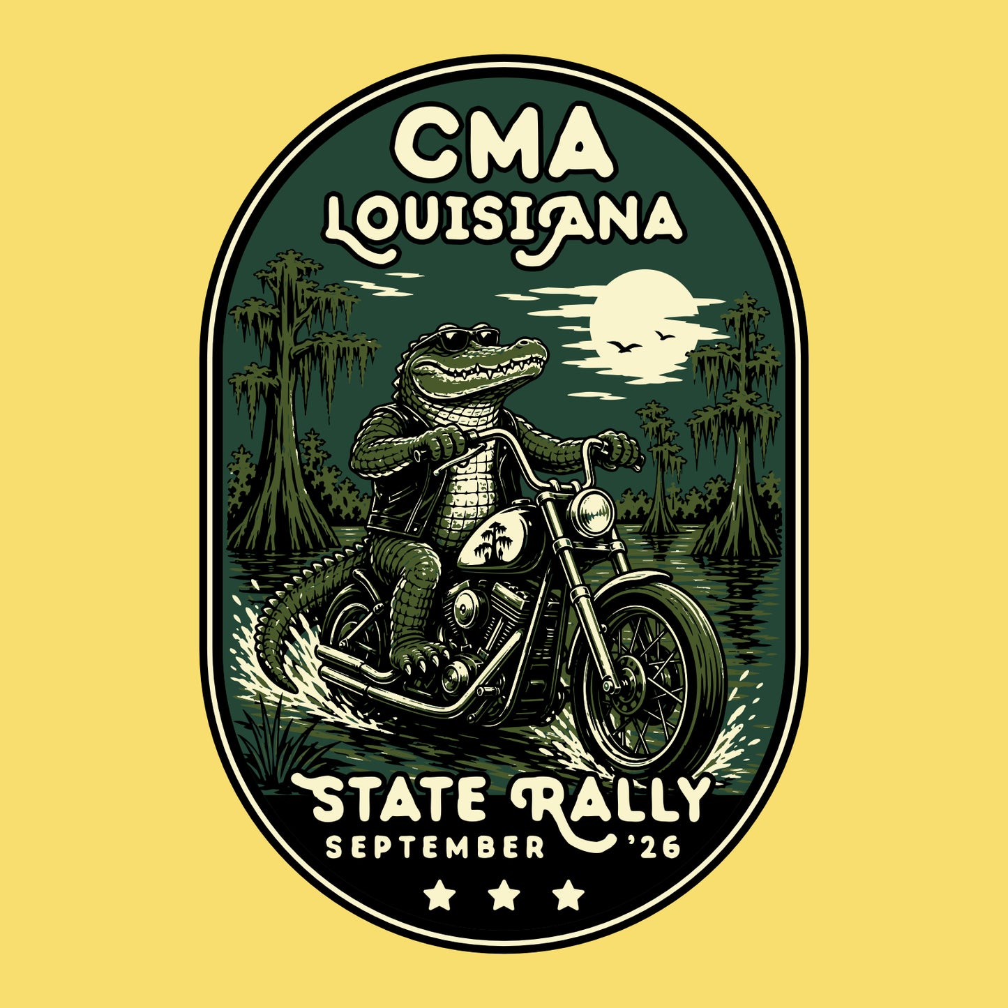CMA Louisiana 50/50 Short Sleeve T-shirt