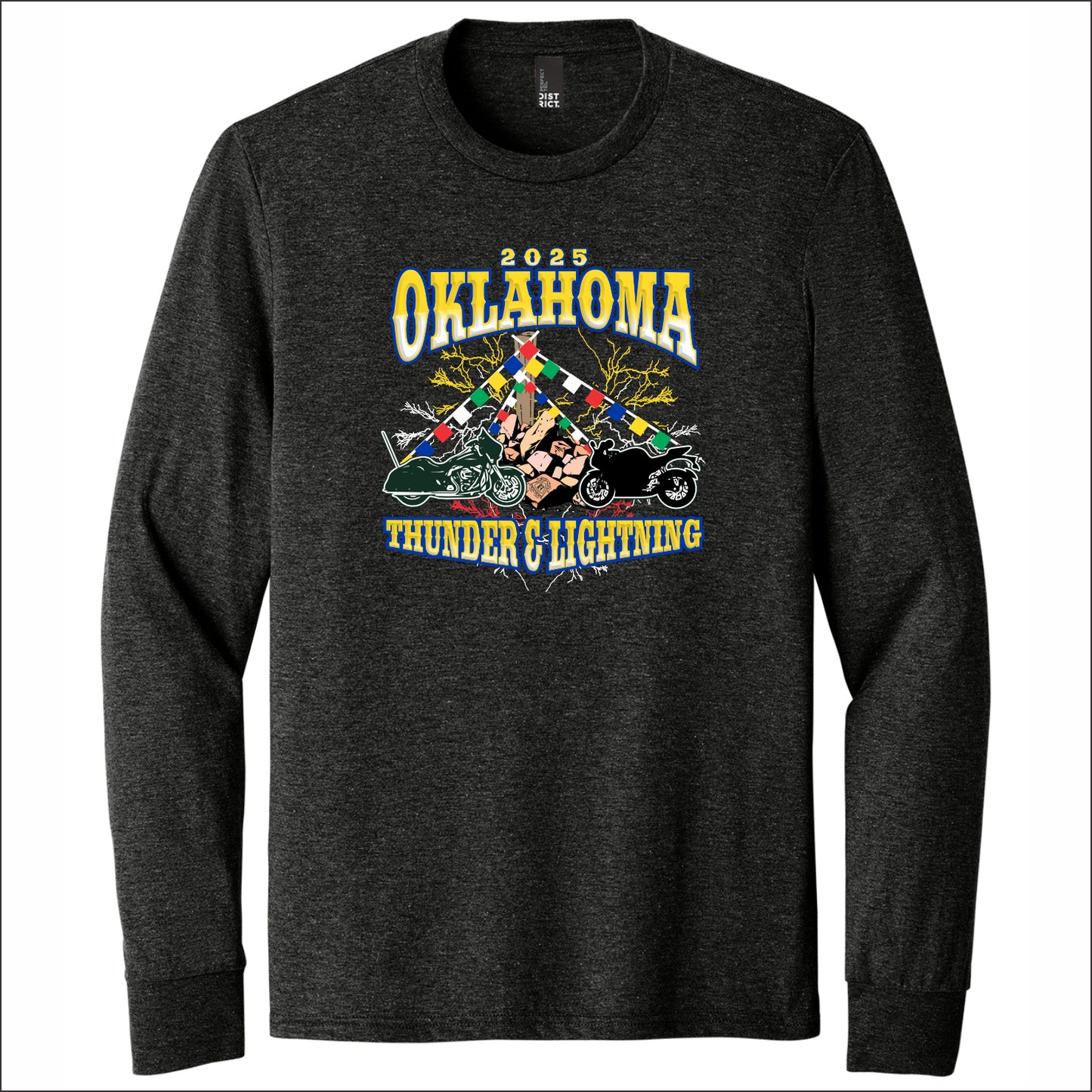 CMA Oklahoma Perfect Tri-Blend Long Sleeve Tee