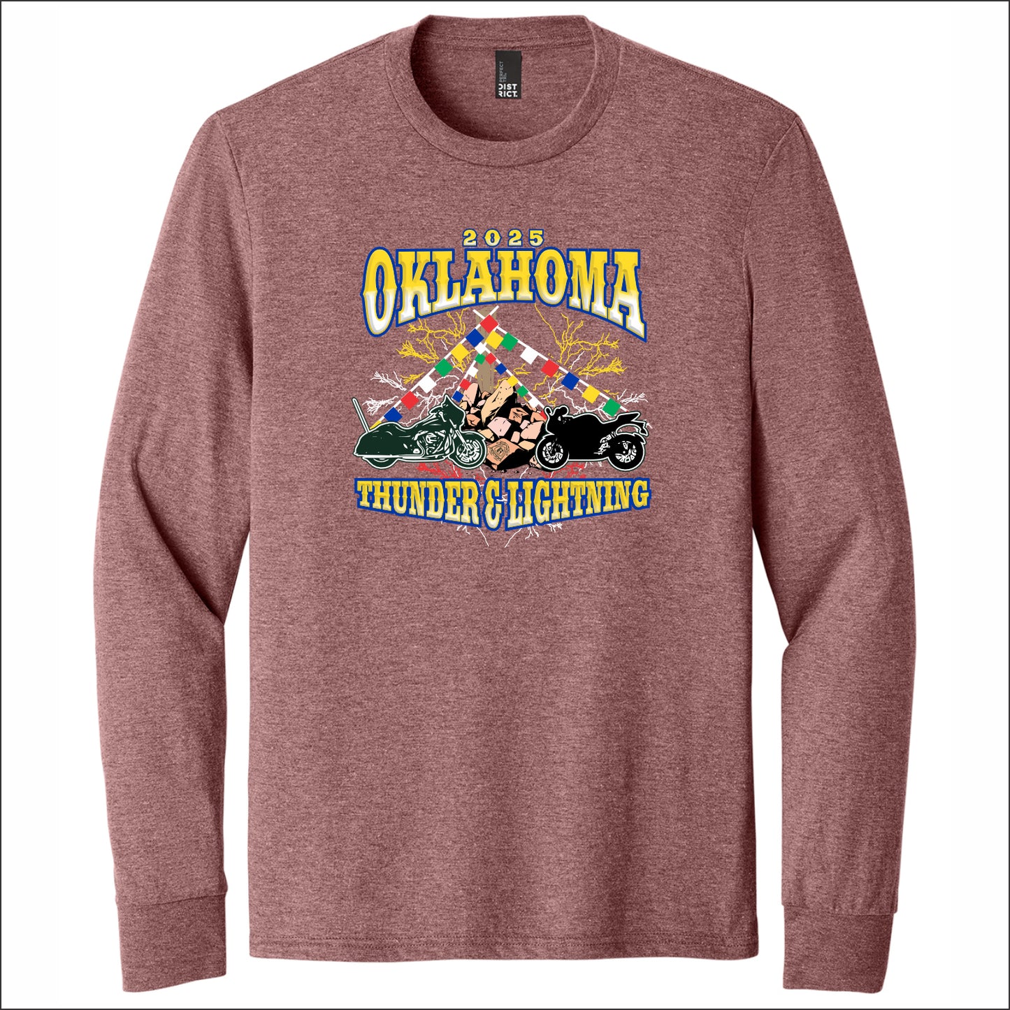 CMA Oklahoma Perfect Tri-Blend Long Sleeve Tee