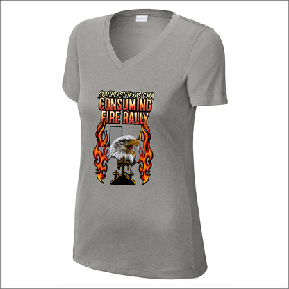 CMA SE TX Ladies Performance V-Neck T-shirt
