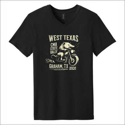 CMA West Texas Softstyle Short Sleeve V-Neck T-Shirt