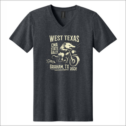 CMA West Texas Softstyle Short Sleeve V-Neck T-Shirt