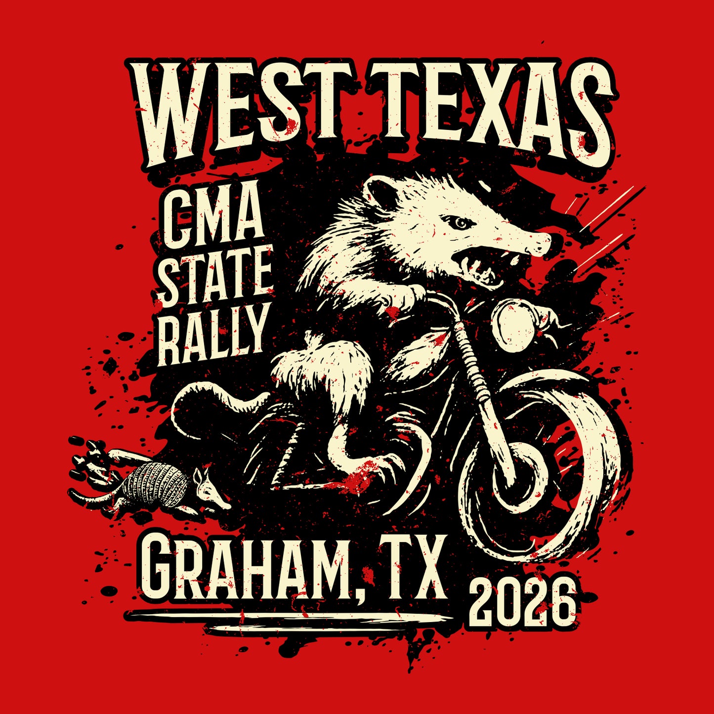CMA West Texas Softstyle Short Sleeve V-Neck T-Shirt