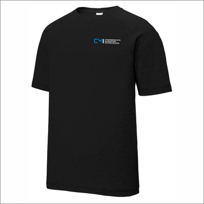 CMI Unisex/Men's Tri-Blend Wicking Raglan Tee
