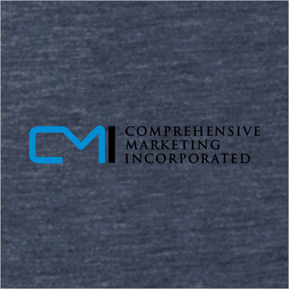 CMI Unisex/Men's Tri-Blend Wicking Raglan Tee