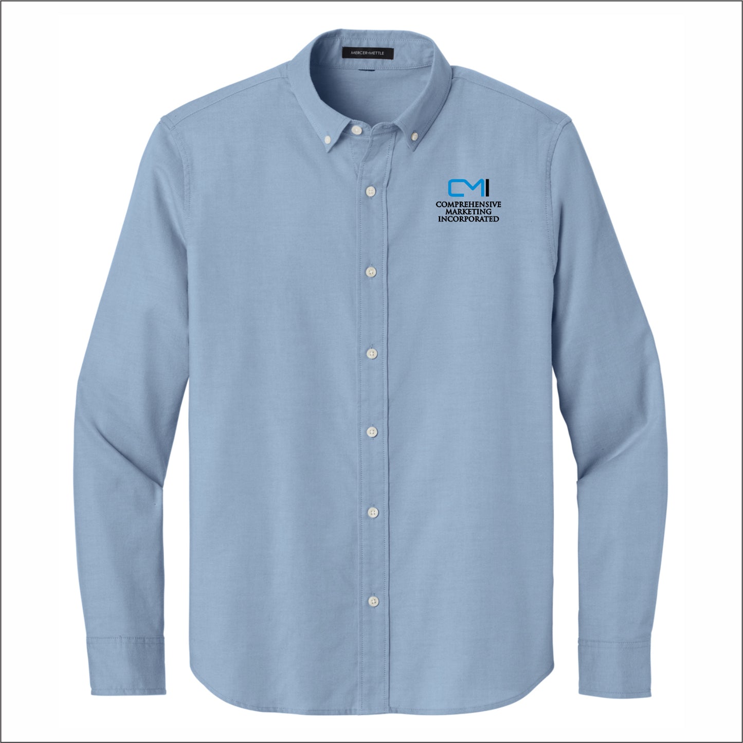 CMI Mercer+Mettle Unisex/Men's Long Sleeve Modern Oxford Shirt