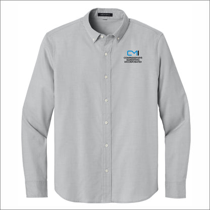 CMI Mercer+Mettle Unisex/Men's Long Sleeve Modern Oxford Shirt