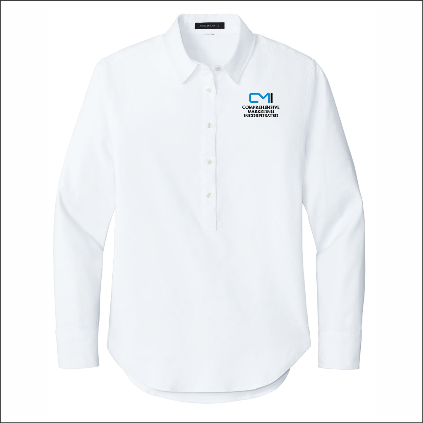 CMI Mercer+Mettle Women’s Long Sleeve Modern Oxford Shirt