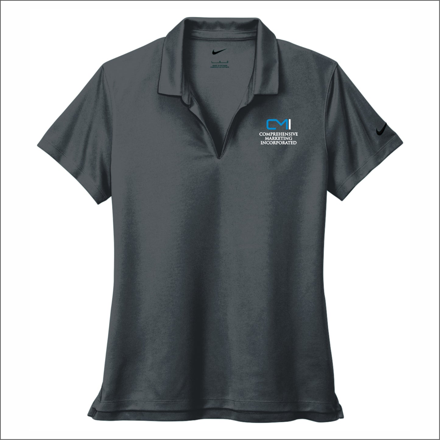 CMI Nike Ladies Micro Pique Polo Shirt