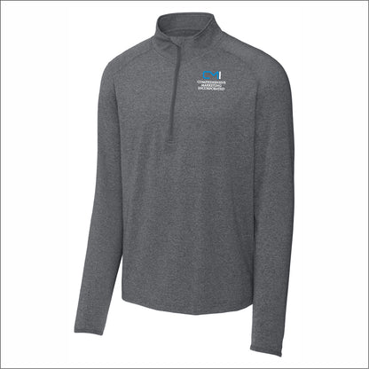 CMI Unisex/Men's Stretch 1/2 Zip Performance
