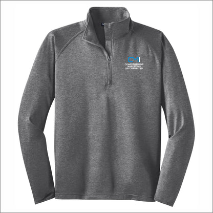 CMI Unisex/Men's Tall Stretch 1/4 Zip Performance