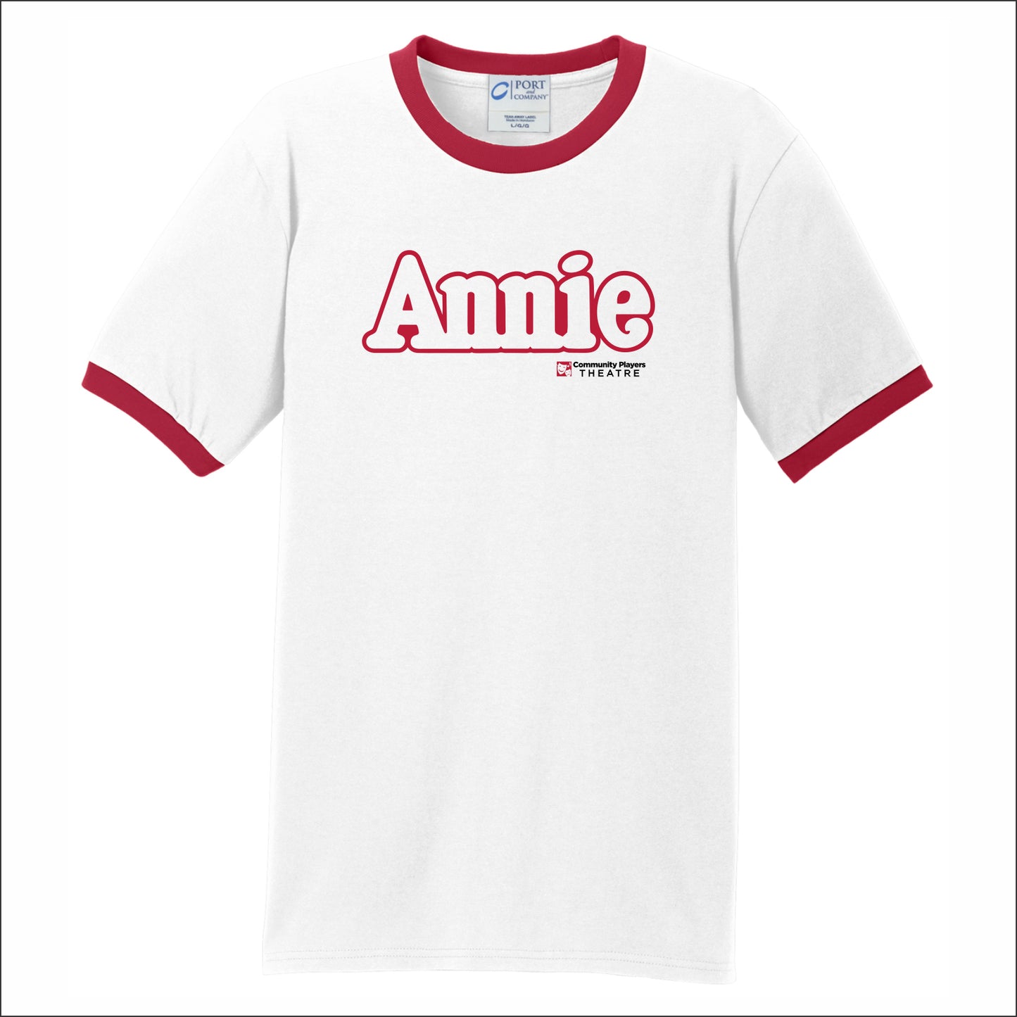 Community Players Theatre Core Cotton Ringer Tee