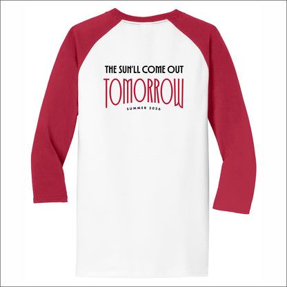 Community Players Theatre Core Blend 3/4-Sleeve Raglan Tee