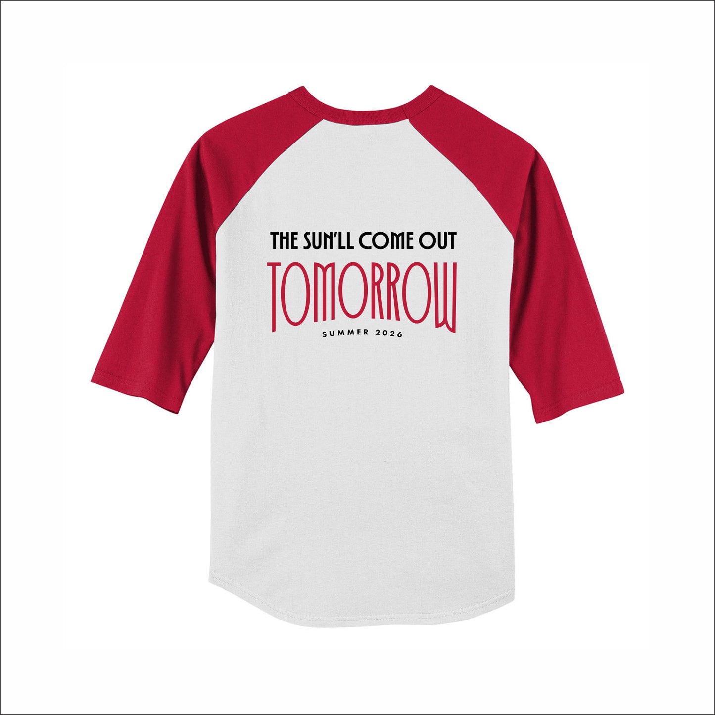Community Players Theatre 3/4 Sleeve Baseball T-shirt