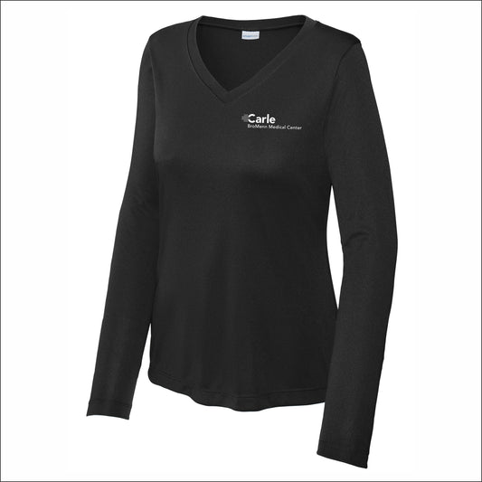 Carle BroMenn Ladies Long Sleeve V-Neck Performance T-shirt