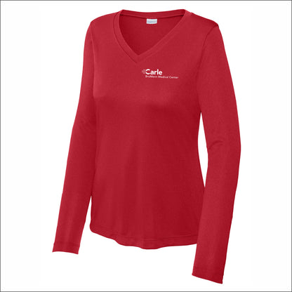 Carle BroMenn Ladies Long Sleeve V-Neck Performance T-shirt