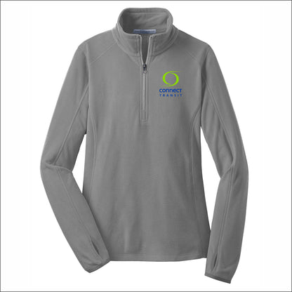 Connect Transit Ladies Microfleece 1/2-Zip Pullover