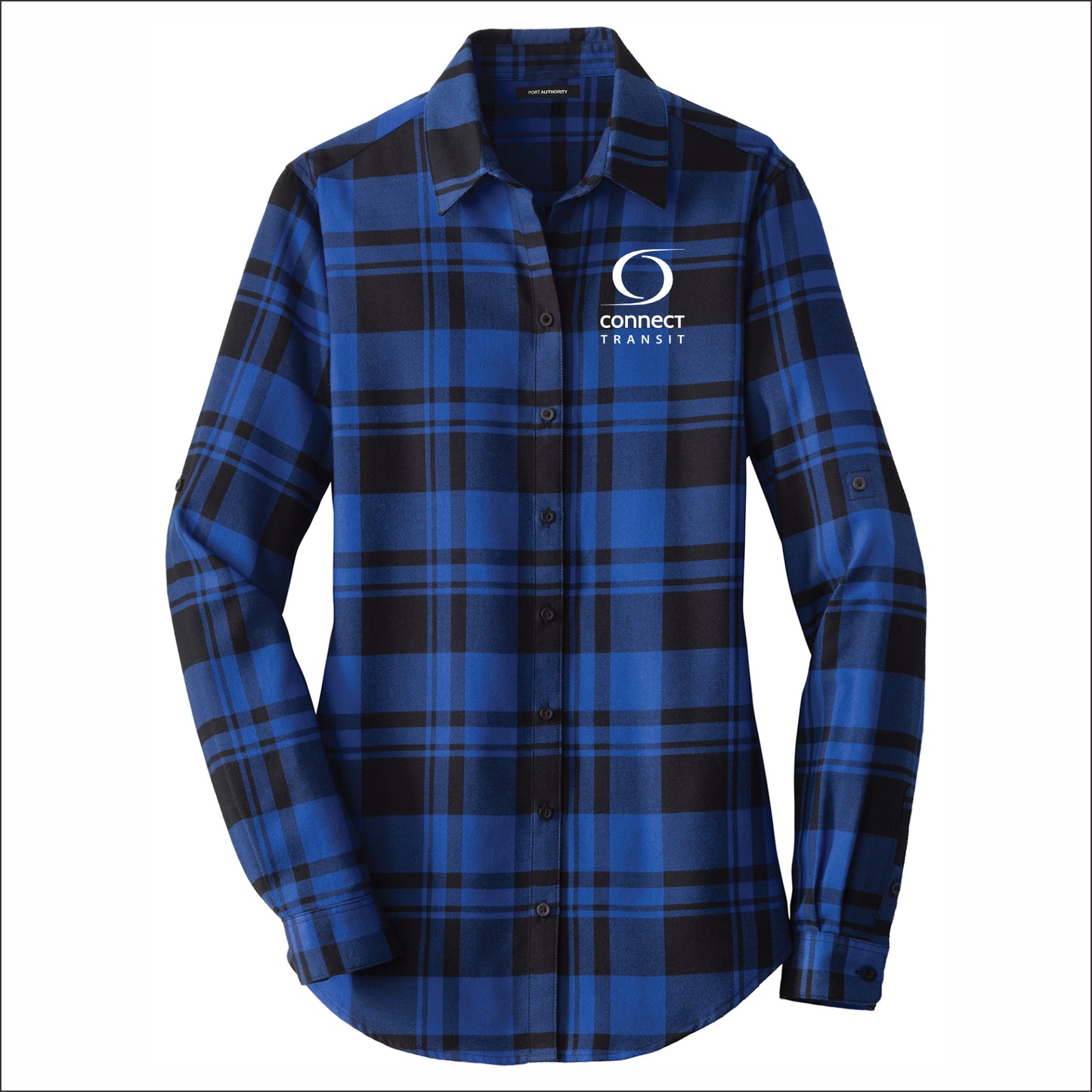 Connect Transit Ladies Plaid Flannel Tunic