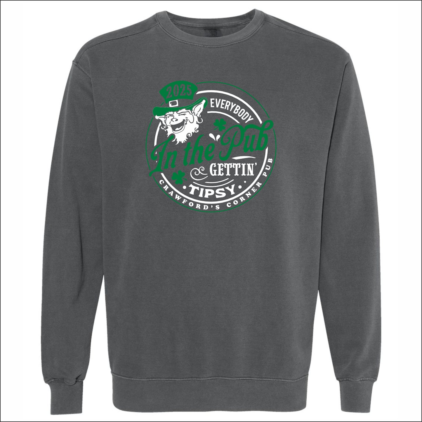 Crawford's Pub Garment-Dyed Crewneck Sweatshirt