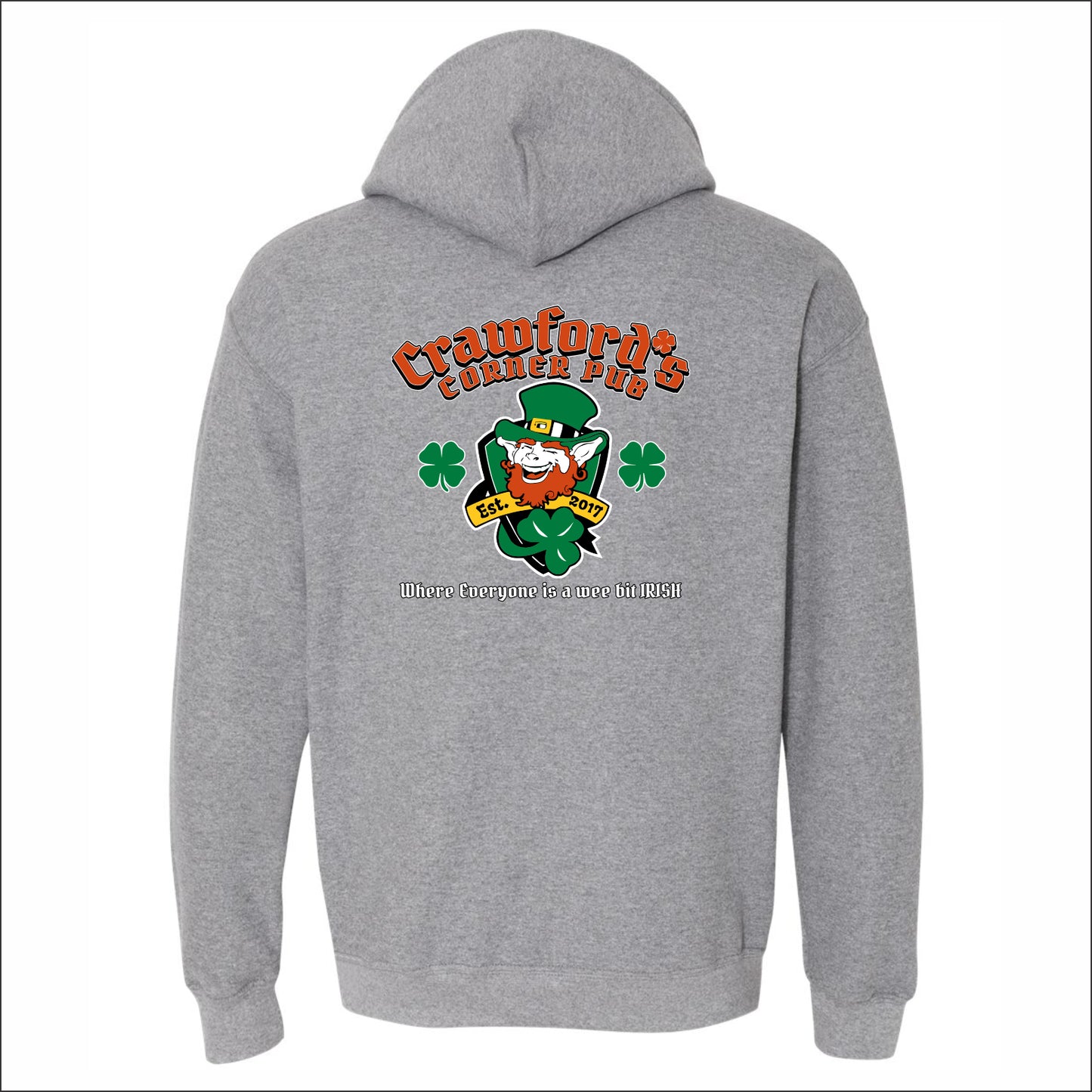 Crawford's Pub Gildan Hooded Sweatshirt - Design C