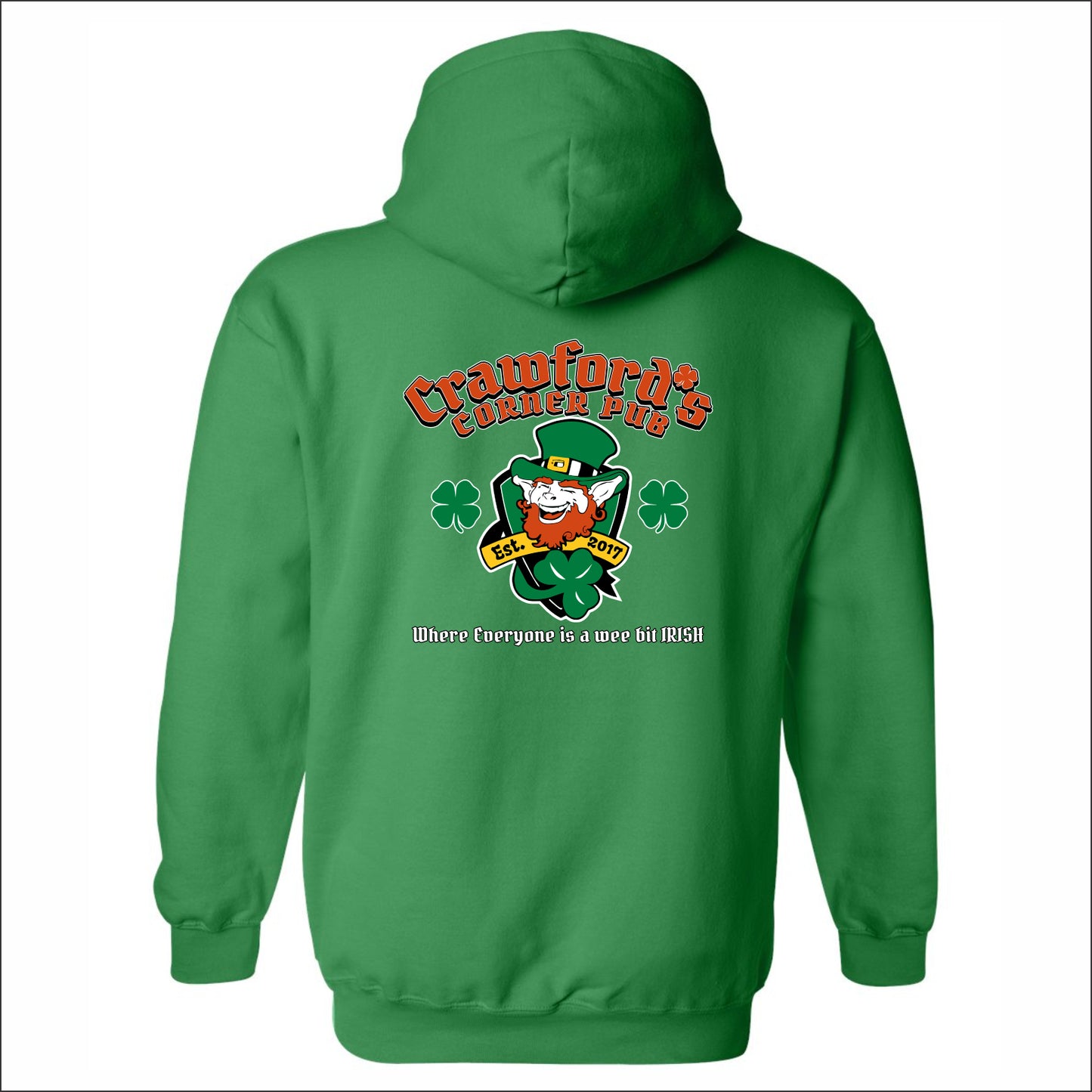 Crawford's Pub Gildan Hooded Sweatshirt - Design C