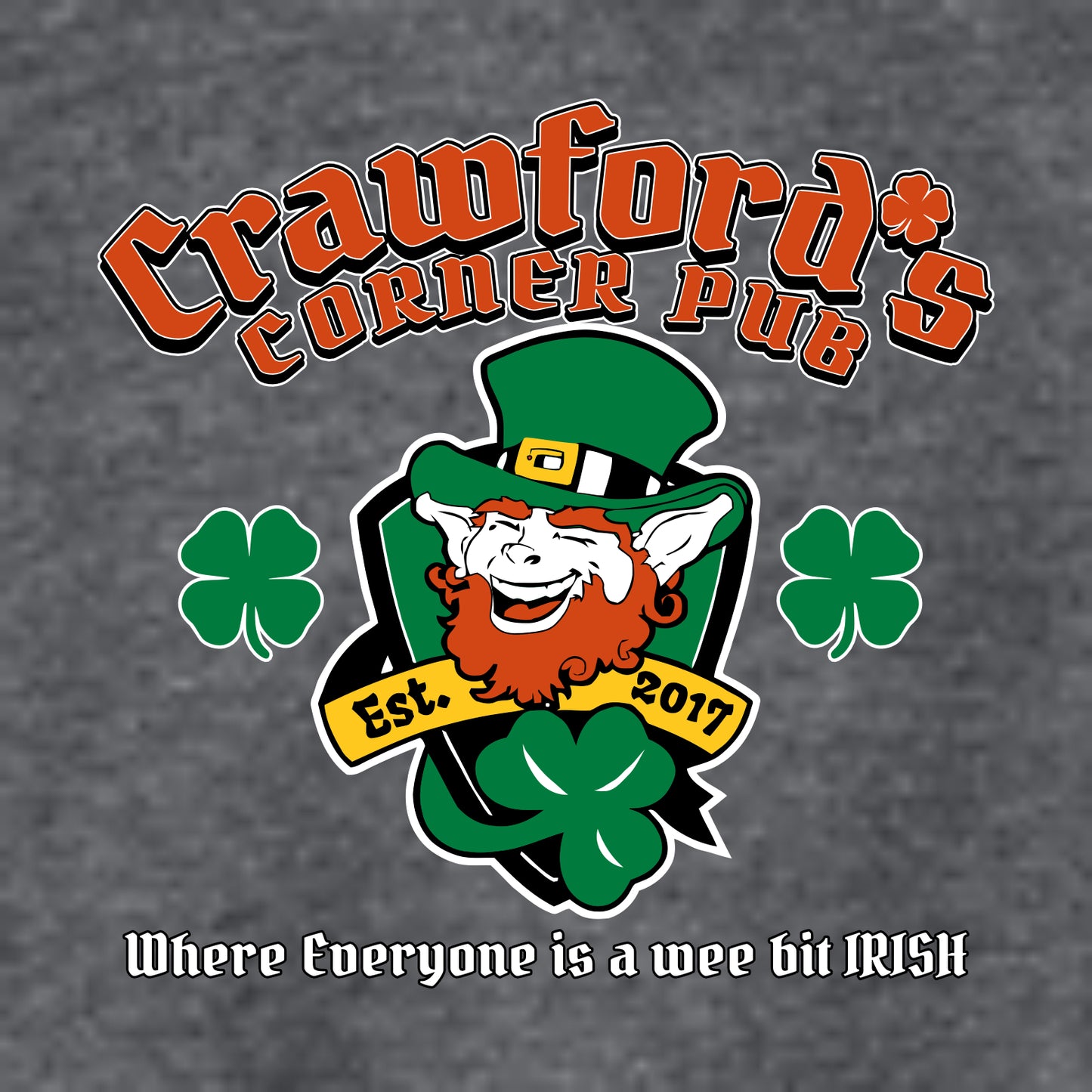 Crawford's Pub Gildan Hooded Sweatshirt - Design C