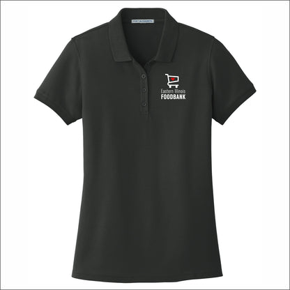 Eastern IL Food Bank Ladies Classic Pique Short Sleeve Polo Shirt