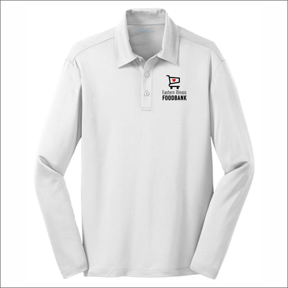 Eastern IL Food Bank Performance Long Sleeve Polo Shirt