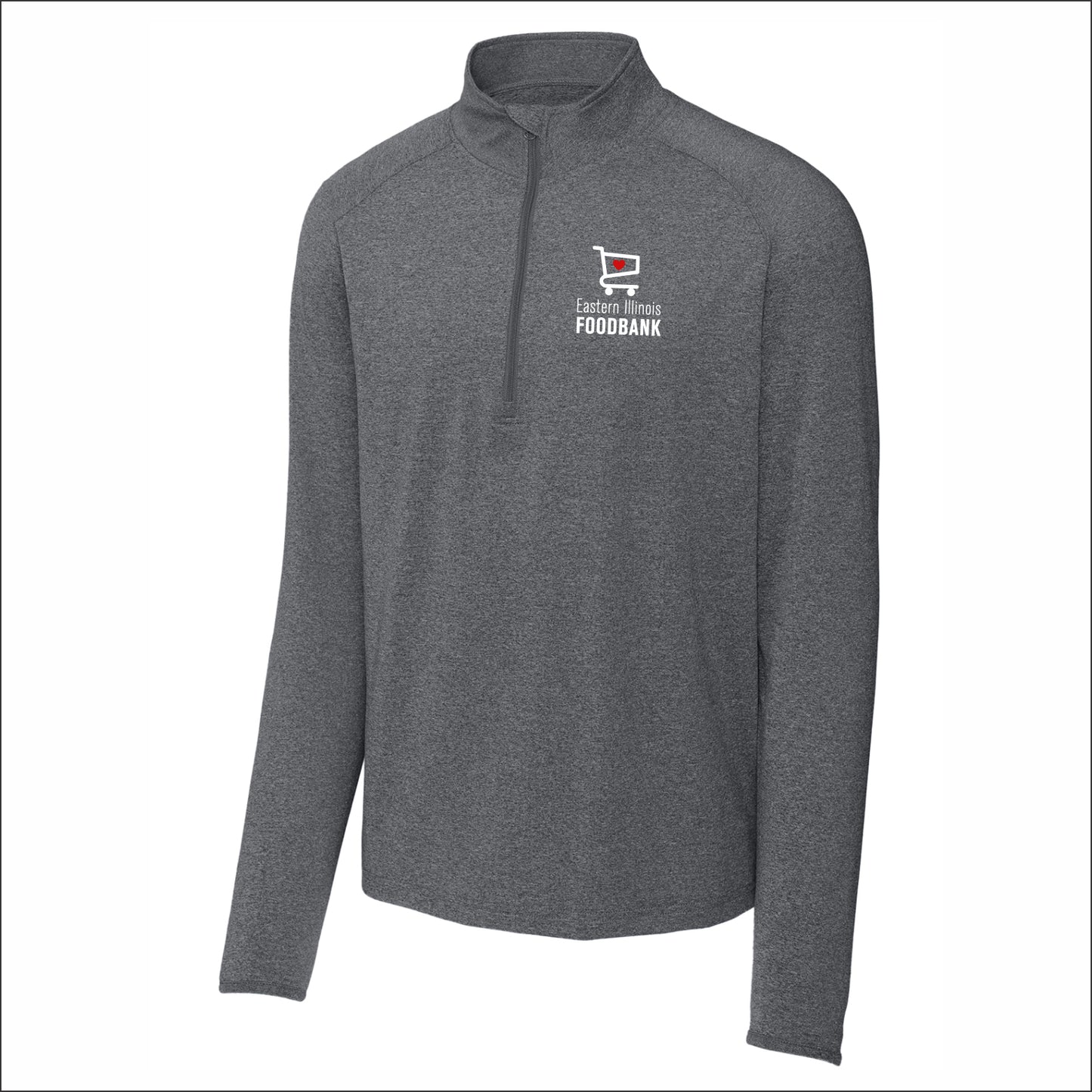 Eastern IL Food Bank Stretch 1/2 Zip Performance