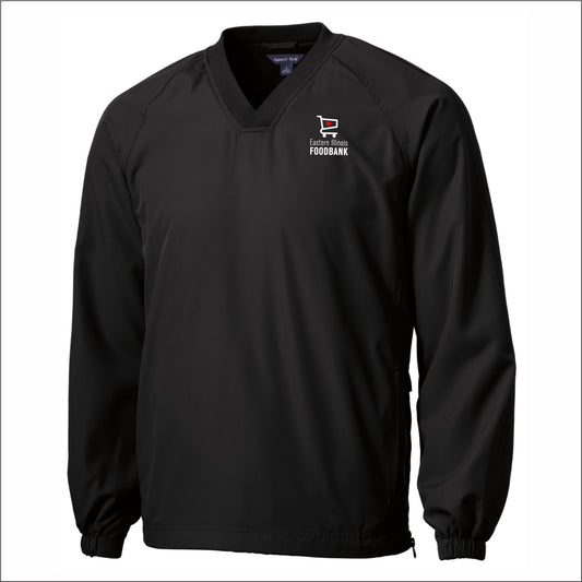 Eastern IL Food Bank Sport-Tek V-Neck Raglan Wind Shirt