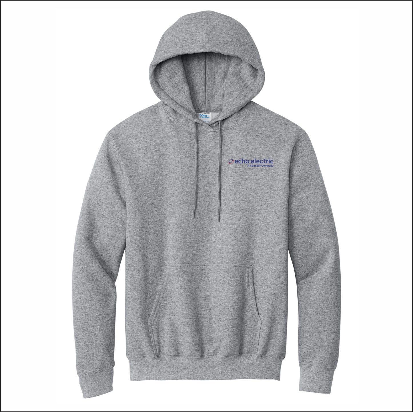 Echo Electric W&D 9oz Hvywt Pullover Hooded Sweatshirt