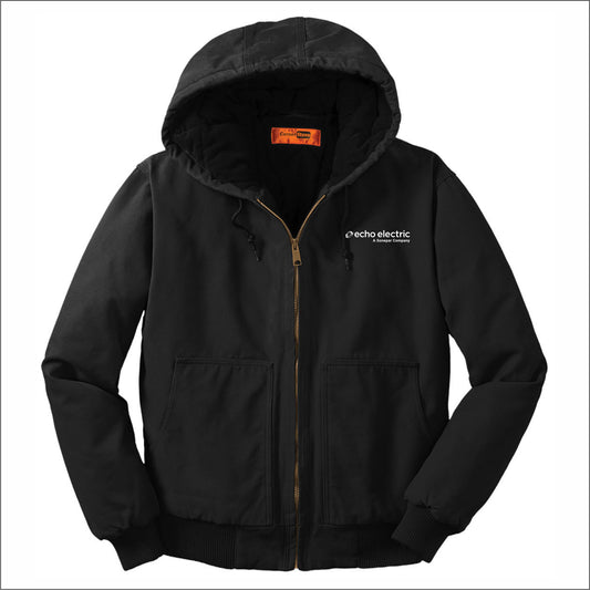 Echo Electric W&D Washed Duck Cloth Insulated Hooded Work Jacket