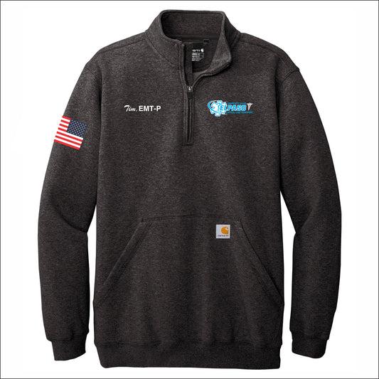 El Paso EMS Carhartt Midweight 1/4-Zip Mock Neck Sweatshirt