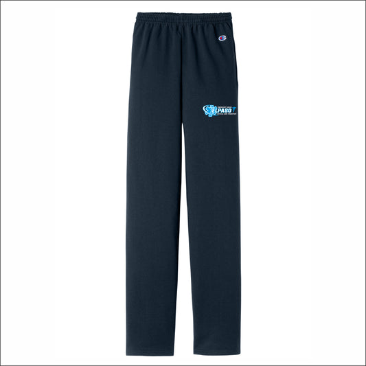 El Paso EMS Powerblend Open-Bottom Sweatpants with Pockets