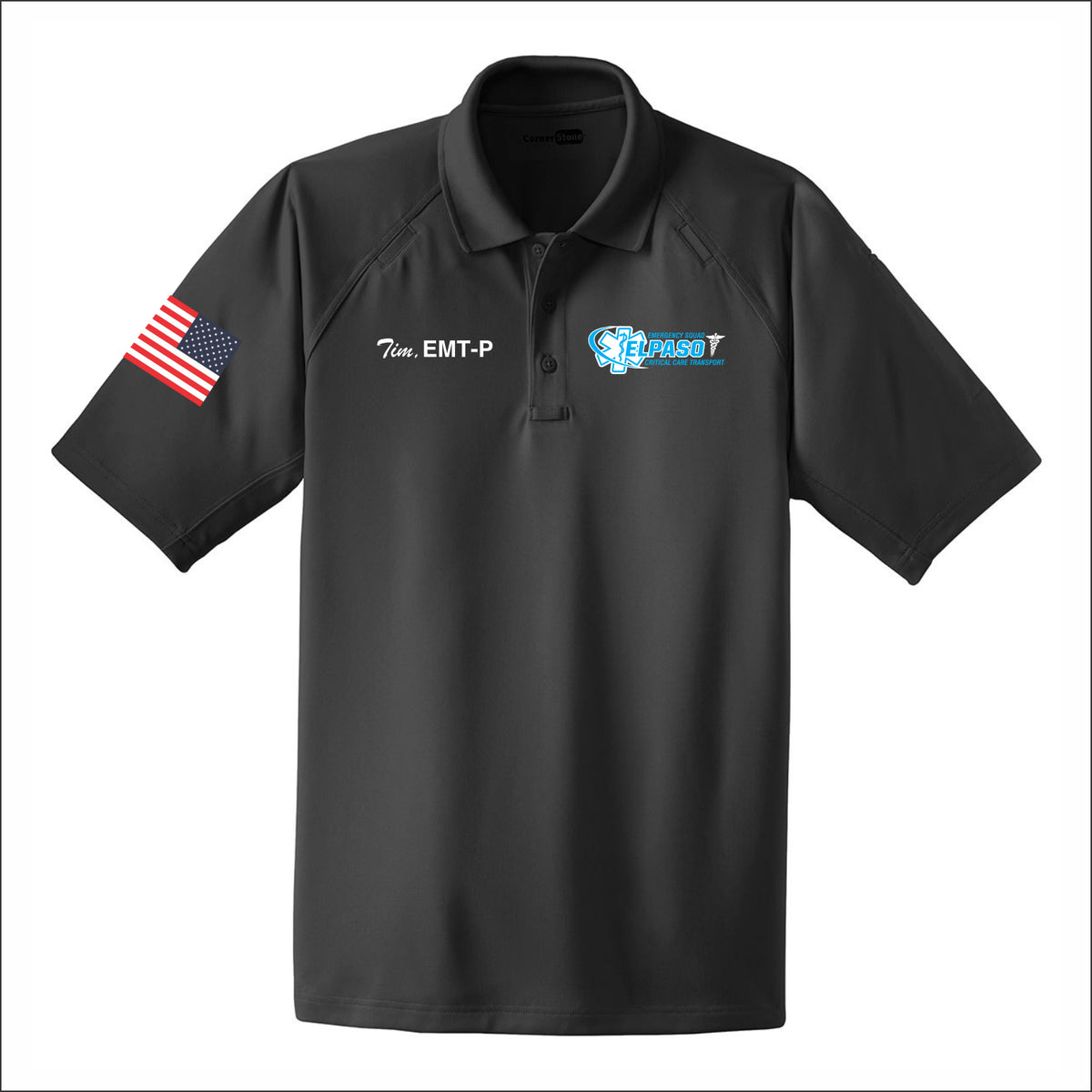 El Paso EMS Snag-Proof Tactical Polo
