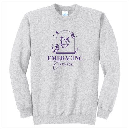 Embracing Emma Crewneck Sweatshirt - Design B