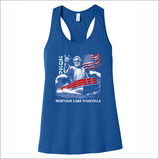 Floatilla Women's Jersey Racerback Tank